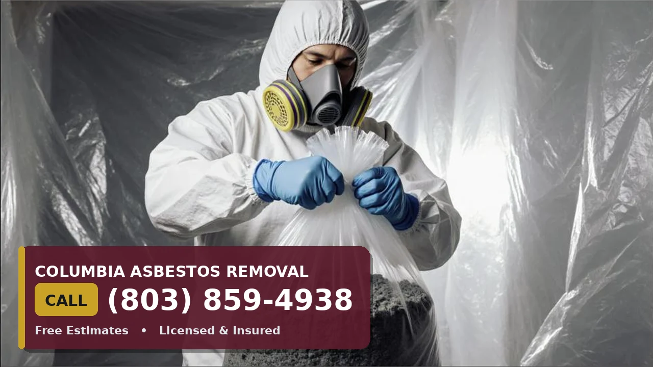 Asbestos waste containment and disposal in Columbia, SC